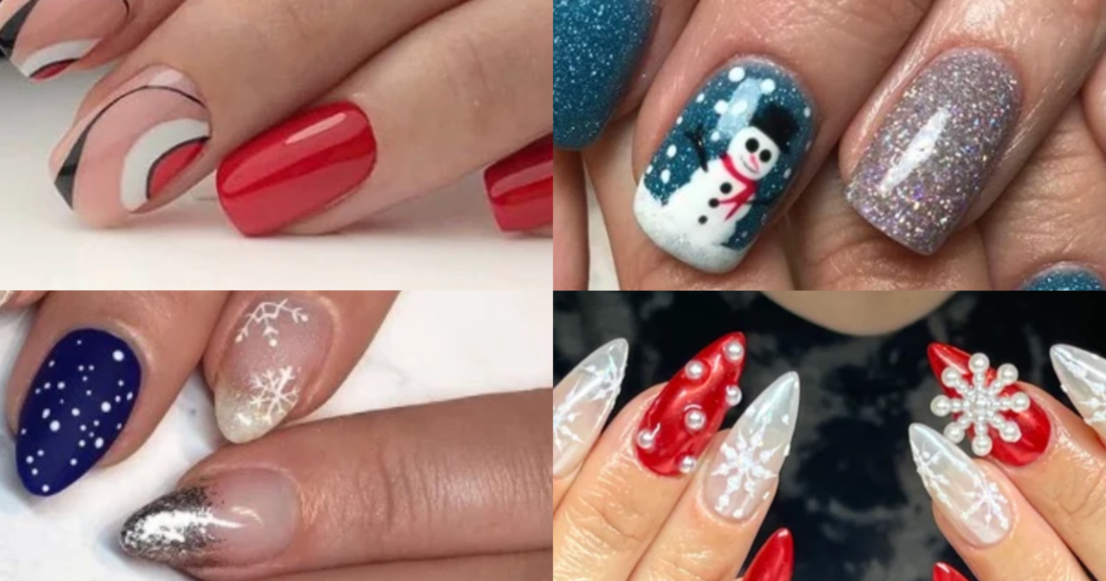 72 Christmas Nails You Have To Try This Holiday | Xmas nails, Holiday nails,  Christmas nails acrylic