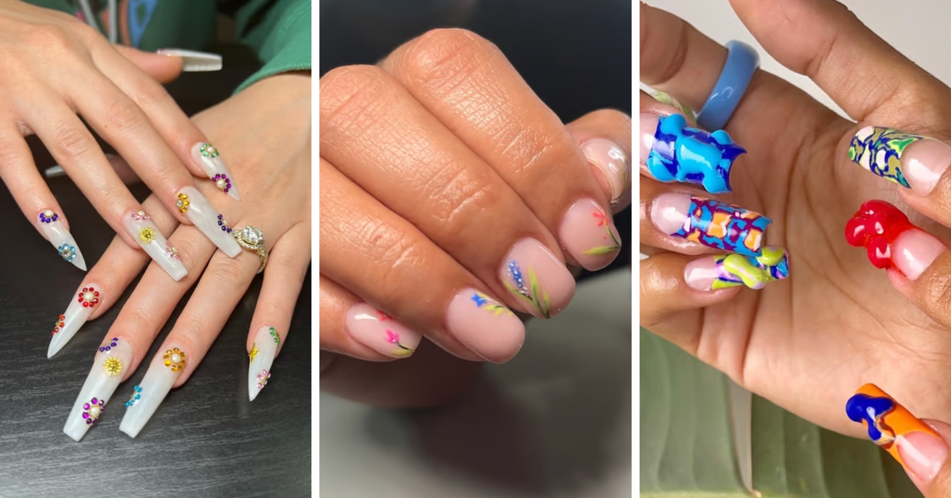 7 Colorful Spring Nail Designs For Your Next Manicure